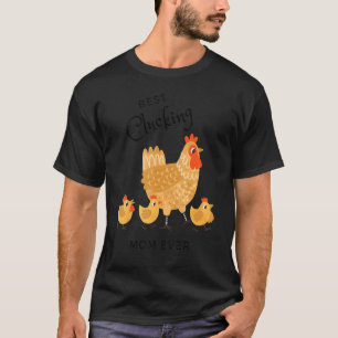 Camiseta Melhor Mãe Clucking de Frango de Todos os Tempos M