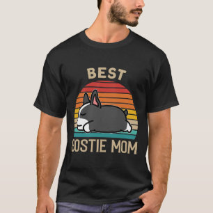 Camiseta Melhor Mãe De Boston Terrier Para Mulheres