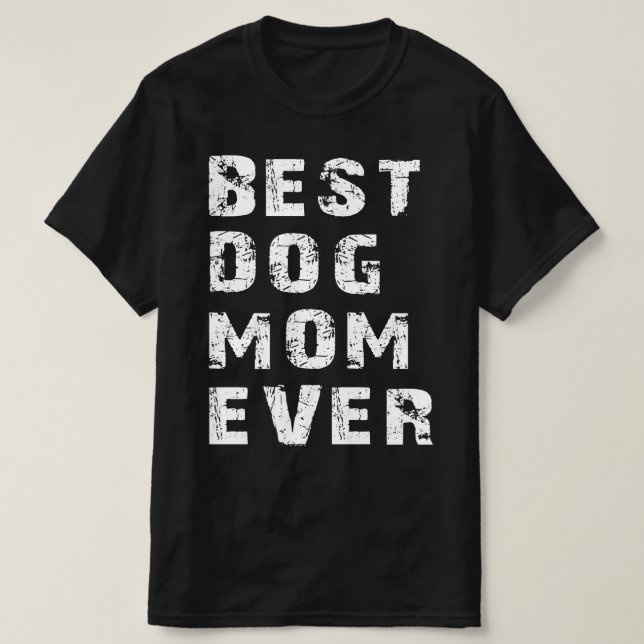 Camiseta melhor mãe de cachorro (Frente do Design)