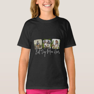Camiseta Melhor Mãe De Cachorro - Colagem Personalizada De