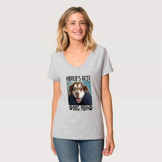 Camiseta Melhor Mãe de Cachorro do Mundo (Frente Completa)