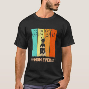 Camiseta Melhor Mãe de Cachorro Dobermann de Todos os Tempo