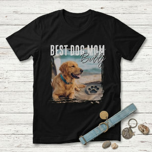 Camiseta Melhor Mãe de Cachorro Foto Personalizada com Mold