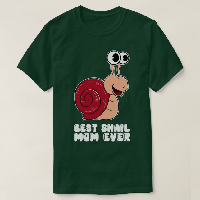 Camiseta Melhor Mãe de Caracol Ever3 (Frente do Design)