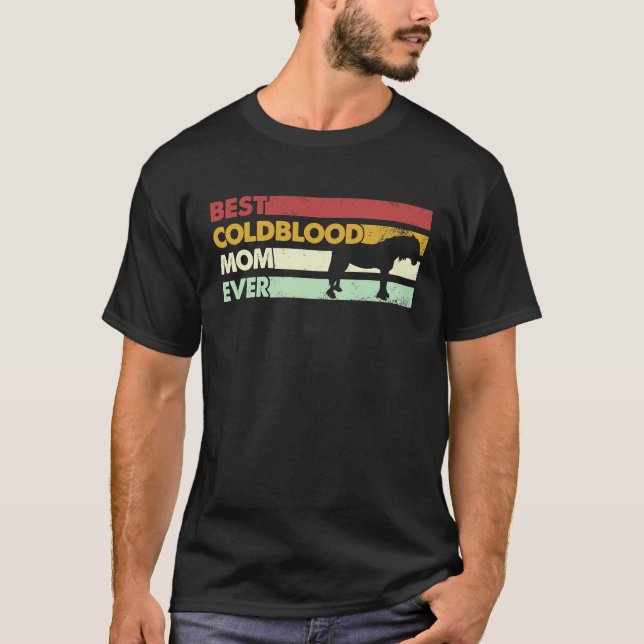 Camiseta Melhor Mãe de Cavalo de Todos os Tempos  Mãe Coldb (Frente)