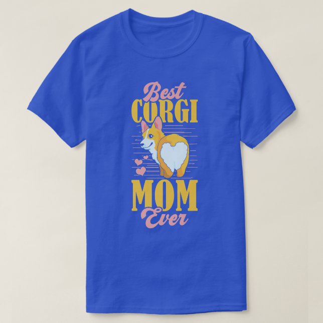Camiseta Melhor Mãe De Corgi (Frente do Design)