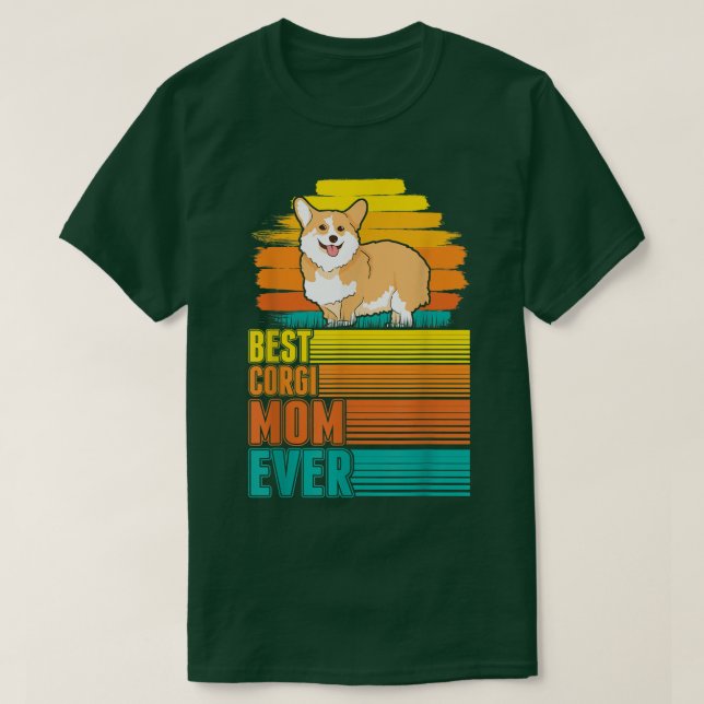 Camiseta Melhor Mãe De Corgi (Frente do Design)