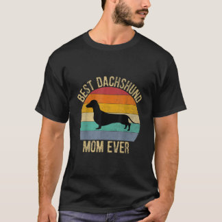 Camiseta Melhor Mãe de Dachshund de Todos os Tempos