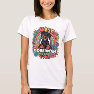 Camiseta Melhor Mãe de Doberman de Todos os Tempos