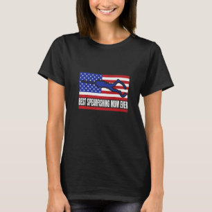 Camiseta Melhor Mãe de Escafandrismo com Espectro de Pesca