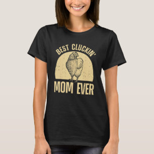 Camiseta Melhor Mãe de Frango Para Mulheres Meninas Cluckin