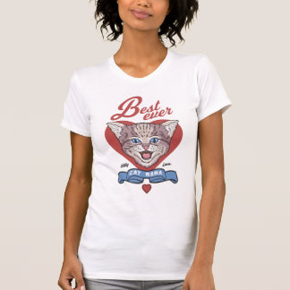 Camiseta Melhor Mãe De Gato