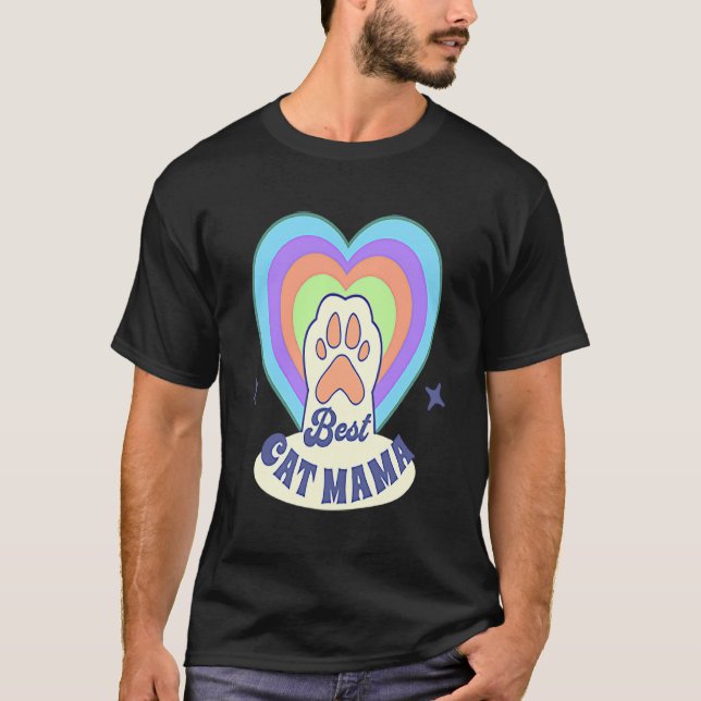 Camiseta Melhor Mãe de Gato (Frente)