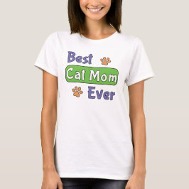 Camiseta Melhor Mãe de Gato de Todos os Tempos