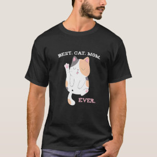 Camiseta Melhor Mãe de Gato de Todos os Tempos Calico Fofo