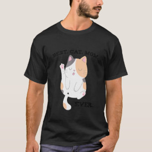 Camiseta Melhor Mãe de Gato de Todos os Tempos Linda Calic