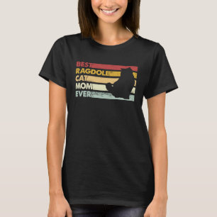 Camiseta Melhor Mãe de Gato de Todos os Tempos Mãe Gato Ra