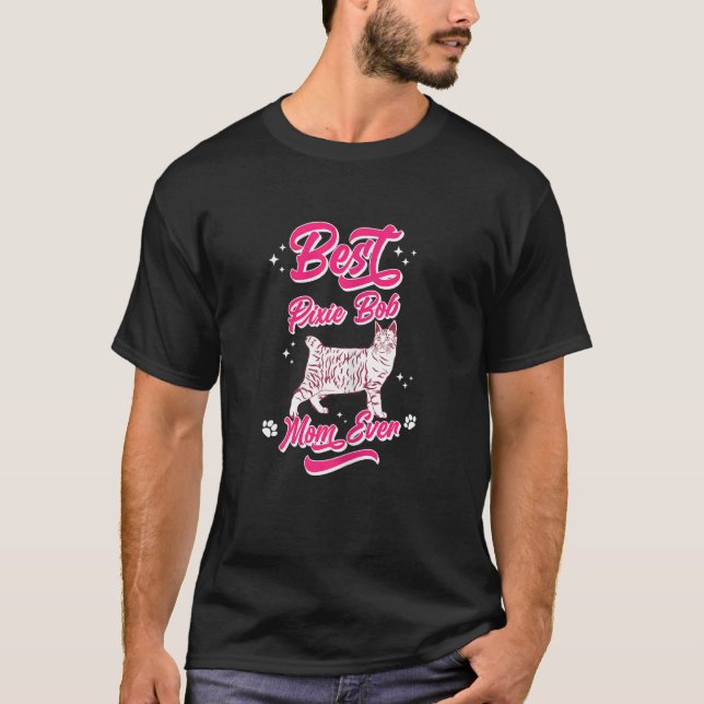 Camiseta Melhor Mãe de Gato Pixie Bob Feminino (Frente)