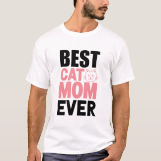 Camiseta Melhor mãe de gatos