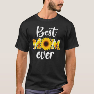 Camiseta Melhor Mãe De Girassol Dia de as mães Bonito 1