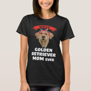 Camiseta melhor mãe de golden retriever de todos os tempos