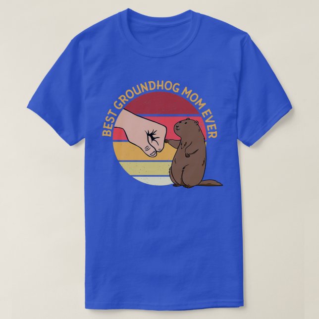 Camiseta Melhor Mãe De Groundhog (Frente do Design)