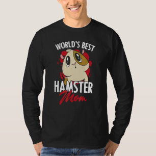 Camiseta Melhor Mãe de Hamster do Mundo Roedor Animal Hamst