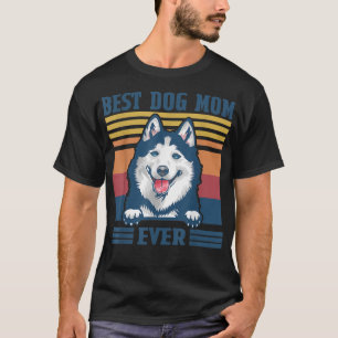 Camiseta Melhor Mãe de Husky Siberiano de Todos os Tempos C