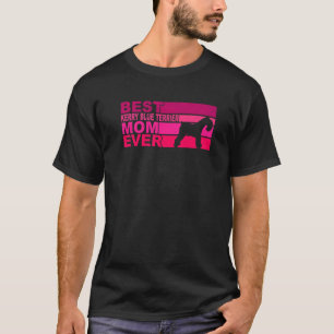 Camiseta Melhor Mãe de Kerry Blue Terrier