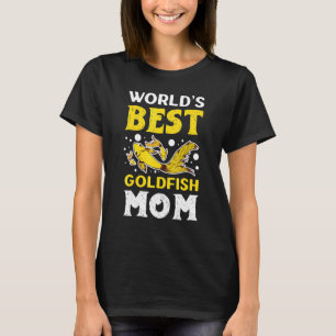 Camiseta Melhor Mãe de Peixe Dourado do Mundo Criadora de P