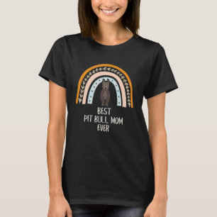 Camiseta Melhor Mãe de Pit Bull Engraçada de Todos os Tempo