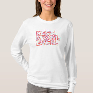 Camiseta Melhor Mãe de Todos os Tempos Cute Dia das Mães Am