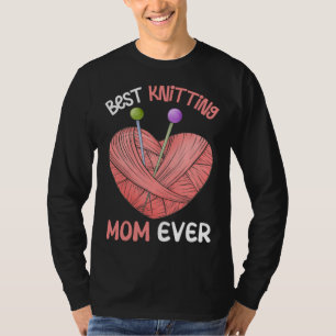 Camiseta Melhor Mãe de Tricô Já Crochê Fio Dia das Mães