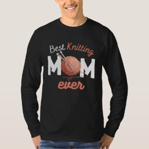 Camiseta Melhor Mãe de Tricô Sempre Crochê Fio Dia das Mães