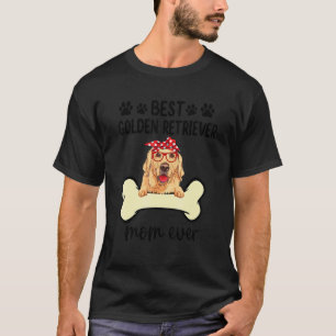 Camiseta Melhor Mãe do Golden Retriever de Sempre Cachorro 