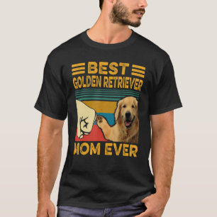 Camiseta Melhor Mãe do Golden Retriever de Sempre Retrô Vin