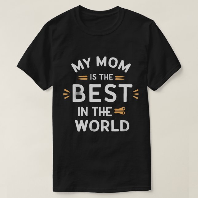 Camiseta Melhor Mãe do Mundo (Frente do Design)