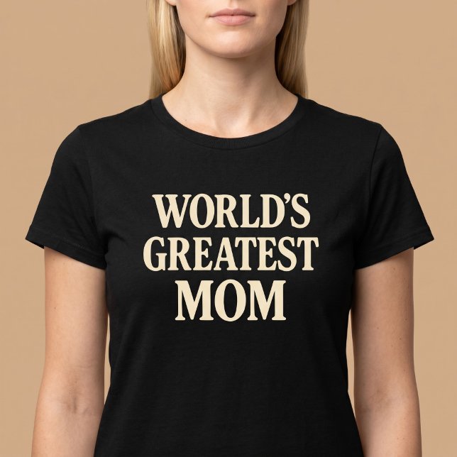 Camiseta Melhor Mãe do Mundo (Criador carregado)