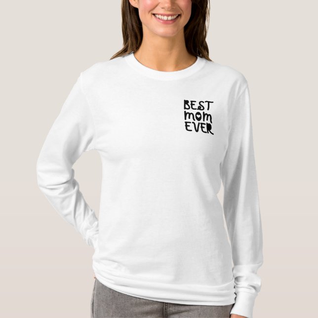 Camiseta Melhor Mãe do Mundo Dia das Mães (Frente)