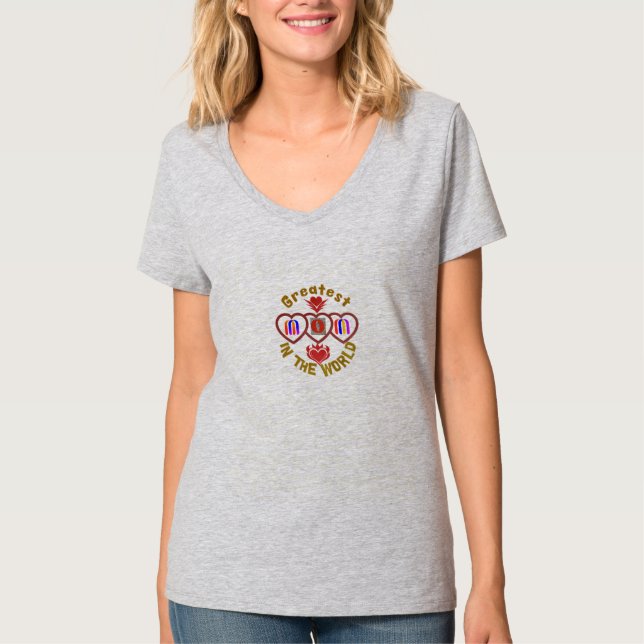 Camiseta Melhor Mãe do Mundo – Um Presente do Cora (Frente)