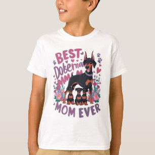 Camiseta Melhor Mãe Doberman Nunca
