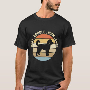 Camiseta Melhor Mãe Doodle de Todos os Tempos Cachorro Retr