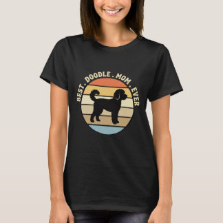 Camiseta Melhor Mãe Doodle de Todos os Tempos Cachorro Retr