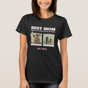 Camiseta Melhor Mãe Foto Vintage Polaroid Dia das Mães