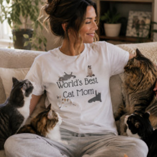 Camiseta Melhor Mãe Gato do Mundo