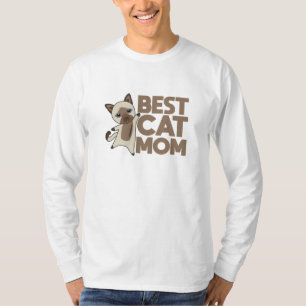 Camiseta Melhor Mãe Gato do Mundo - Gato Siam