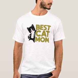 Camiseta Melhor Mãe Gato Do Mundo - Gatos Animais Negra Doc