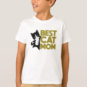 Camiseta Melhor Mãe Gato Do Mundo - Gatos Animais Negra Doc