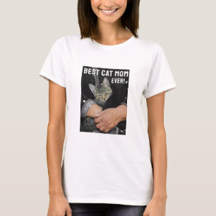Camiseta Melhor Mãe Gato (luz)