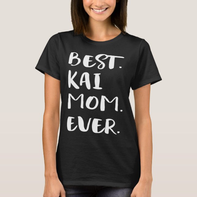 Camiseta Melhor Mãe Kai Ever Kai Ken Kai Inu (Frente)